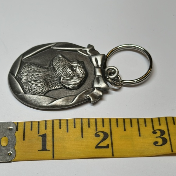 Avon pewter dog keychain family favorites keychain 1994 - Picture 6 of 6